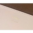 Borsa shopper media Fendi Sunshine vitello beige