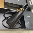 Borsa shopping Saint Laurent Mini Toy vitello nera