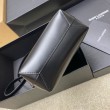 Borsa shopping Saint Laurent Mini Toy vitello nera