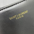 Borsa shopping Saint Laurent Mini Toy vitello nera