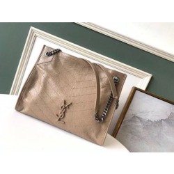 Borsa shopping Saint Laurent Niki media sabbia