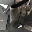 Borsa shopping Saint Laurent Niki vitello nera stropicciata