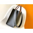 Borse Replica tote media Fendi Sunshine nera con logo pitone