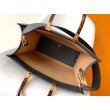 Borse Replica tote media Fendi Sunshine nera con logo pitone