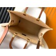 Bora Pari all'originale replica tote media Fendi Sunshine paglia naturale