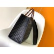 Borsa tote media Fendi Sunshine vitello FF nera