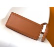 Borsa tote piccola Fendi Sunshine marrone vitello