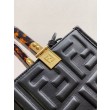 Borse Imitazioni tote piccola Fendi Sunshine vitello FF nera