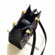 Borse Imitazioni tote piccola Fendi Sunshine vitello FF nera