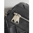 Borsone medio Bottega Veneta vitello martellata intrecciata nera