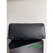 Borsone medio Bottega Veneta vitello martellata intrecciata nera