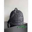 Borsone medio Bottega Veneta vitello martellata intrecciata nera