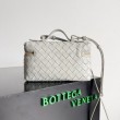 Bottega Veneta Bang Bang Vanity Case Avorio Intrecciato