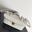Bottega Veneta Bang Bang Vanity Case Avorio Intrecciato