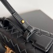 Bottega Veneta Bang Bang Vanity Case Nero Intrecciato