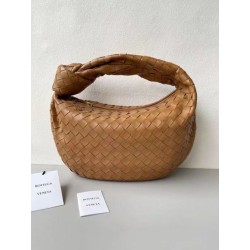 Bottega Veneta BV Jodie Teen Borsa Caramello Intrecciato