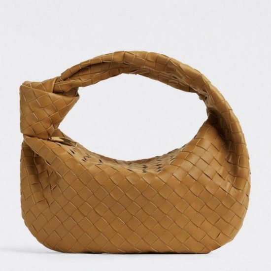 Bottega Veneta BV Jodie Teen Borsa Caramello Intrecciato