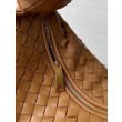Bottega Veneta BV Jodie Teen Borsa Caramello Intrecciato
