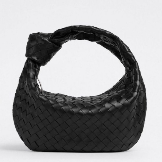 Bottega Veneta BV Jodie Teen Bora Pari all'originale replica Nero Intrecciato