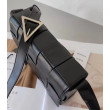 Bottega Veneta Cassett Borsa vitello stropicciata nera Bottega Veneta Cassett Borsa vitello stropicciata nera