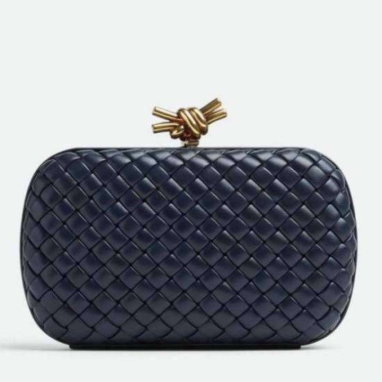 Bottega Veneta Knot Minaudiere Clutch Space Intrecciato Agnello