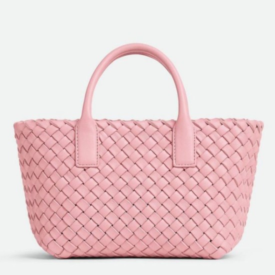 Bottega Veneta Mini Cabat Imitazioni borse griffate Ribbon Intrecciato Agnello