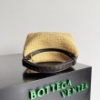 Bottega Veneta Mini Wallace Borse Firmate Replica Raffia Naturale
