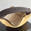 Bottega Veneta Mini Wallace Borse Firmate Replica Raffia Naturale