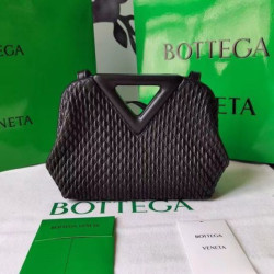 Bottega Veneta Piccolo Point Borsa Nero Trapuntato
