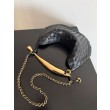 Bottega Veneta Sardine Piccola Borsa con Catena Nero Agnello