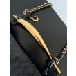 Bottega Veneta Sardine Piccola Borsa con Catena Nero Agnello