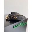 Bottega Veneta Sardine Piccola Borsa con Catena Nero Agnello