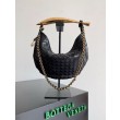 Bottega Veneta Sardine Piccola Borsa con Catena Nero Agnello