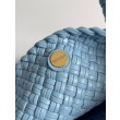 Bottega Veneta Tosca Borsa Azzurro Intrecciato Vitello