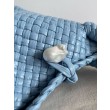Bottega Veneta Tosca Borsa Azzurro Intrecciato Vitello