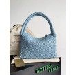 Bottega Veneta Tosca Borsa Azzurro Intrecciato Vitello