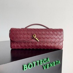 Pochette Andiamo di Bottega Veneta con Manico Agnello Intrecciato Barolo Replica qualità specchio Replica Perfette Pochette Andiamo di Bottega Veneta con Manico Agnello Intrecciato Barolo imitazioni