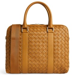 Replica Perfette Cartella Grande Bottega Veneta Vitello Intrecciato Marrone imitazioni