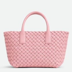 Replica Perfette Bottega Veneta Mini Cabat Imitazioni borse griffate Ribbon Intrecciato Agnello imitazioni