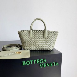Bottega Veneta Mini Cabat Borse Replica Alta Qualità Travertino Intrecciato Agnello qualità specchio Replica Perfette Bottega Veneta Mini Cabat Borse Alta Qualità Travertino Intrecciato Agnello imitazioni