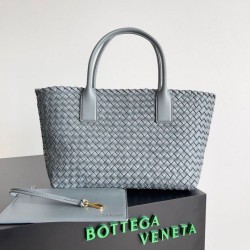 Qualità superiore replica Bottega Veneta Cabat Media Thunder Intrecciato Agnello Replica qualità specchio Replica Perfette Qualità superiore replica Bottega Veneta Cabat Media Thunder Intrecciato Agnello imitazioni