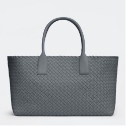 Replica Perfette Qualità superiore replica Bottega Veneta Cabat Media Thunder Intrecciato Agnello imitazioni