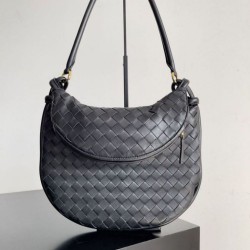 Borsa Replica 1:1 Bottega Veneta Gemelli Media Agnello Intrecciato Nera qualità specchio Replica Perfette Borsa 1:1 Bottega Veneta Gemelli Media Agnello Intrecciato Nera imitazioni