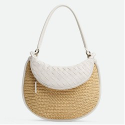 Replica Perfette Bottega Veneta Gemelli Medium Borsa Raffia Naturale imitazioni