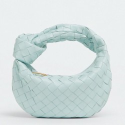 Replica Perfette Bottega Veneta BV Jodie Mini Borsa Verde acqua Lavato Intrecciato Agnello imitazioni