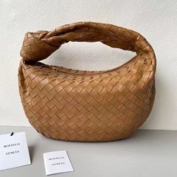 Replica Perfette Bottega Veneta BV Jodie Teen Borsa Caramello Intrecciato imitazioni