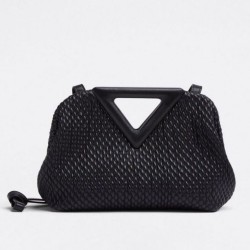 Replica Perfette Bottega Veneta Piccolo Point Borsa Nero Trapuntato imitazioni