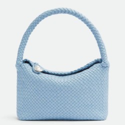 Replica Perfette Bottega Veneta Tosca Borsa Azzurro Intrecciato Vitello imitazioni