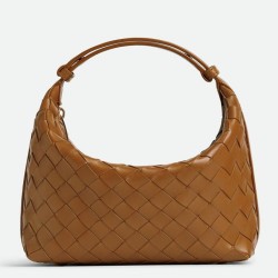 Replica Perfette Borsa  1:1 Bottega Veneta Mini Wallace vitello intrecciata marrone imitazioni