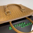 Cartella Grande Bottega Veneta Vitello Intrecciato Marrone